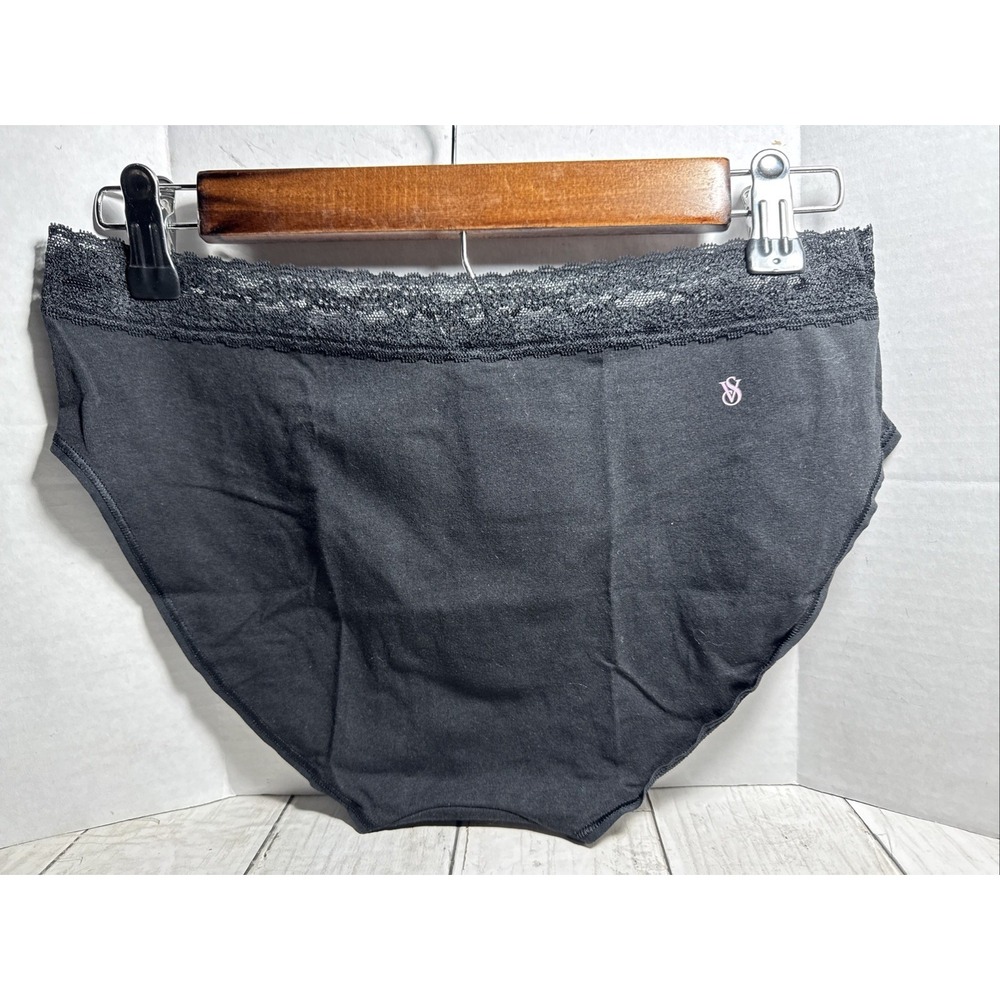 Victorias Secret Panty Large Black New Old Stock - Picture 7 of 7